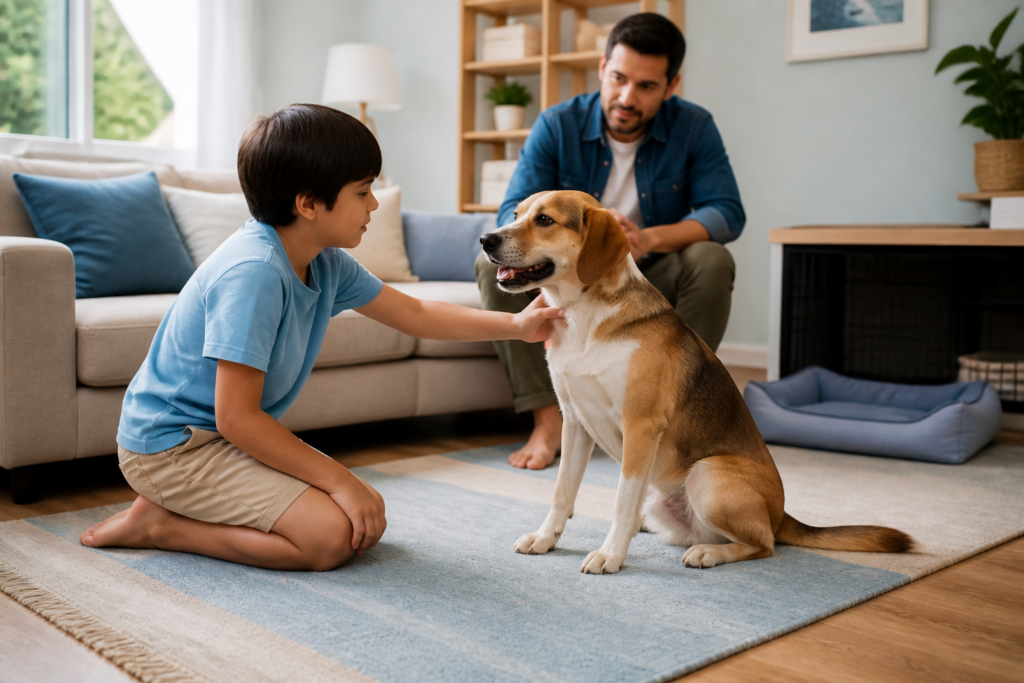 Crianças e pets: como construir encontros mais seguros e respeitosos